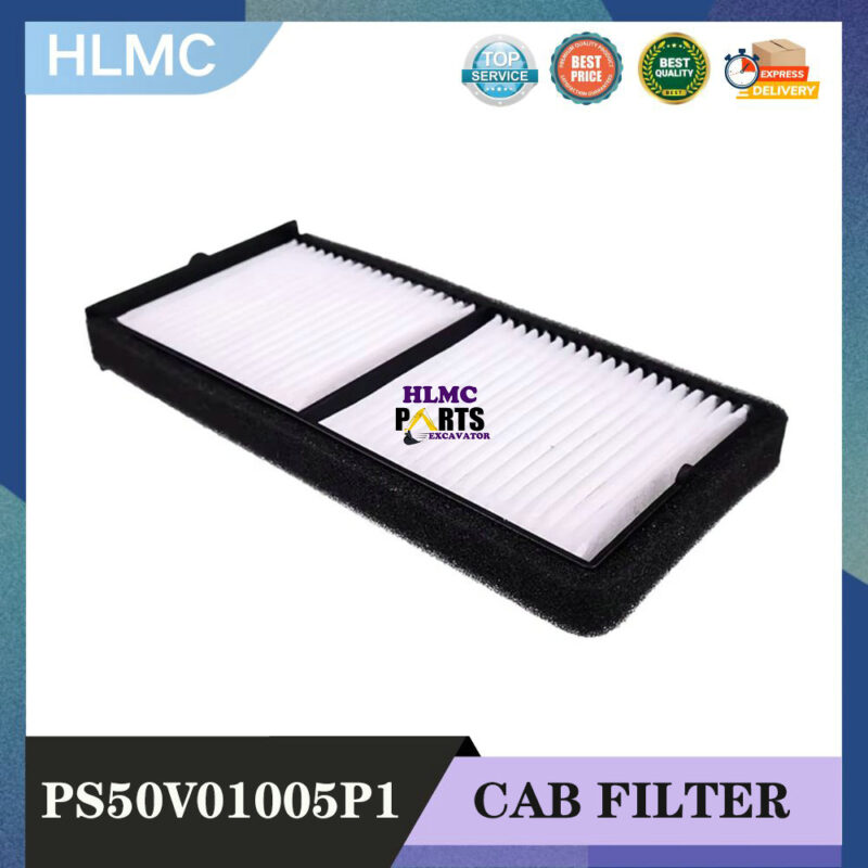 Cabin Air Filter 51186-10590 PY50V01001P1 PS50V01005P1 For New Holland E55BX E35B E30B CASE CX36B CX55B Kobelco SK55 SR28SR SK30SR