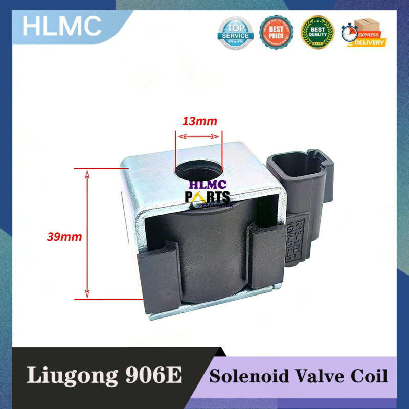 Excavator Parts for Liugong 906E/920E/ 922E/ 930E/926E/XCMG 60D pilot Motors Solenoid Valve Coils