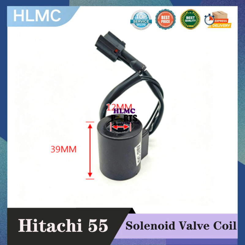 Construction Machinery Parts for Hitachi 55/70/60/200-6/C210/135/120 Travel Speed Solenoid Valve Coil