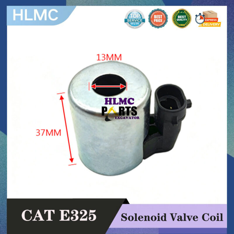 Construction Machinery Parts for CATERPILLAR E325 E329 E330 E336 Perkins Pilot Safety Lock Solenoid Valve Coil