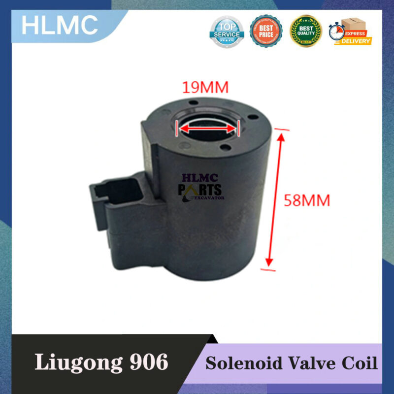 Construction Machinery Parts for Liugong 906 907 908 915 920 925C/D Pilot Safety Lock Solenoid Valve Coil