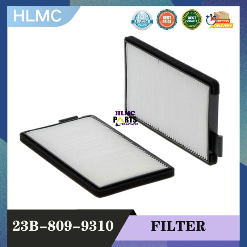 Replacement for KOMATSU 23B-809-9310 Filter AF55866 SC80095 PA30148 Cabin Air Filter