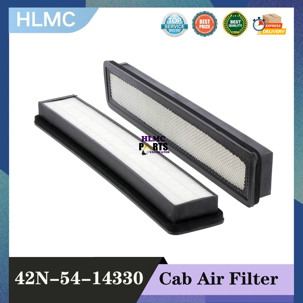 42N-54-14330 Cabin Air Filter Compatible with Komatsu Loader WB93R-5 WB93S-5 WB97R-5E0 SC80028