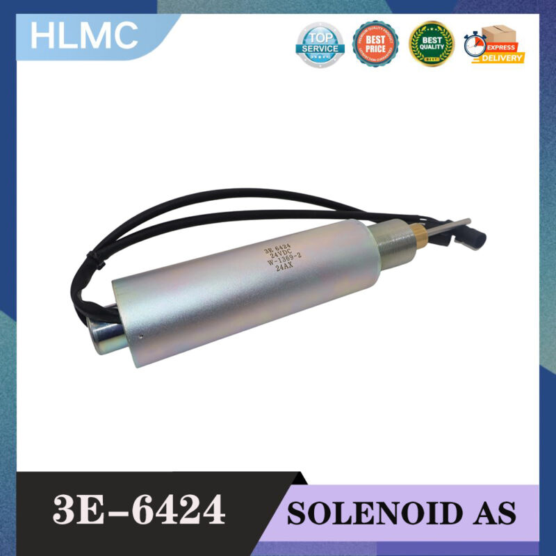 24V Solenoid Valve 3E-6424 3E6424 Fits For Caterpillar CAT Wheeled bulldozer 980C 980F 970F 980F II New Aftermarket Parts