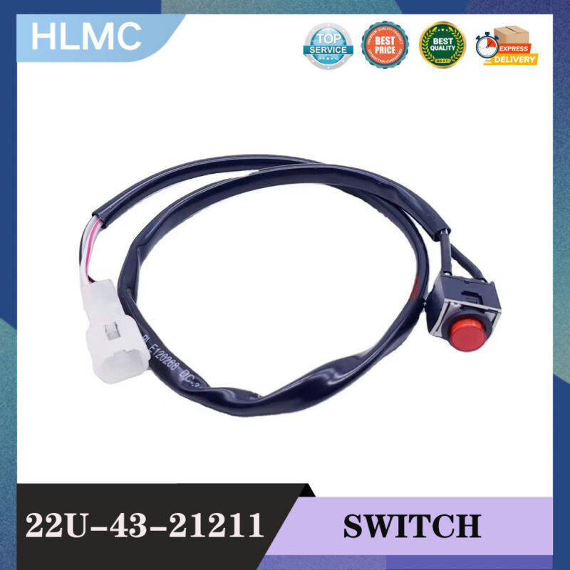 PC200-8 PC220-8 PC300-8 PC350-8 Horn Switch Compatible with Excavator Komatsu 22U-43-21211 Machinery Parts
