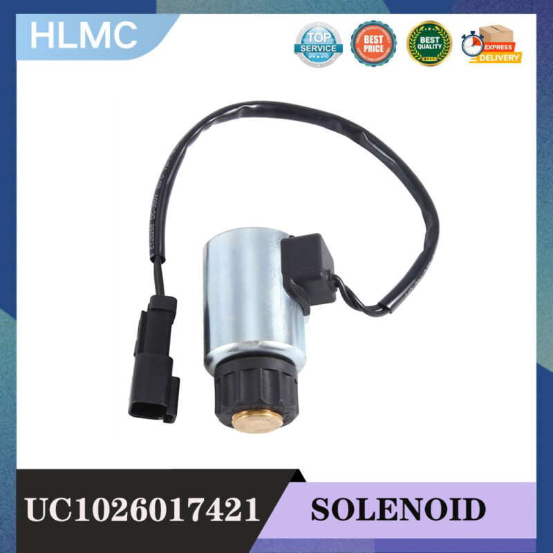 Excavator Electric Parts UC1026017421 Solenoid Valve for Komatsu WA150 WA150PZ WA200 WA200L WA200PT WA200PTL WA250 WA250L