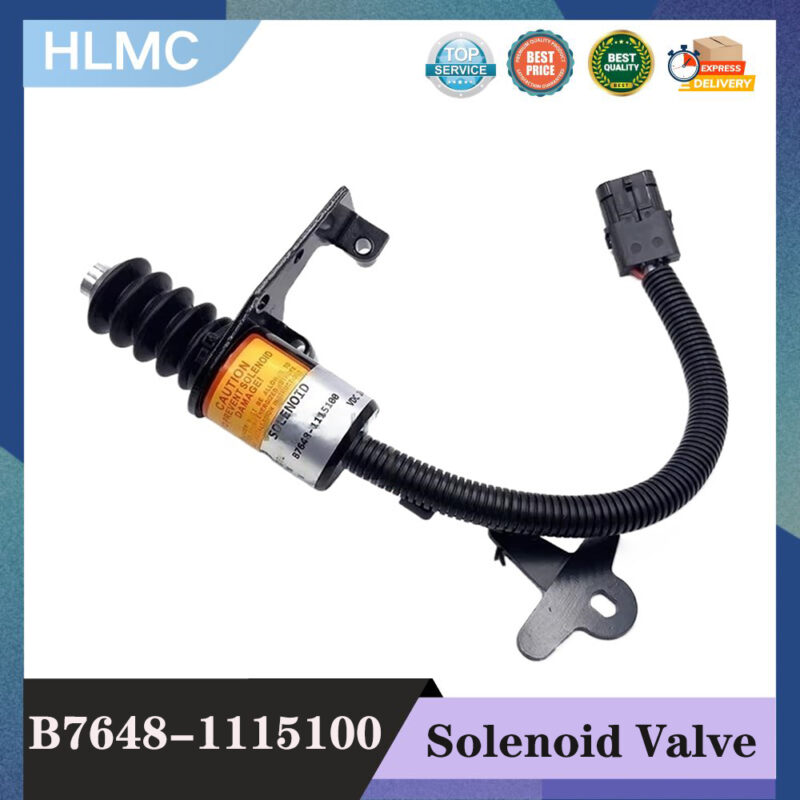 B7648-1115100 12V B7648-1115100 24V 1756-3799 Solenoid Valve for XG932III A9JG3-1115100 YC6108G Wheel Loader Parts