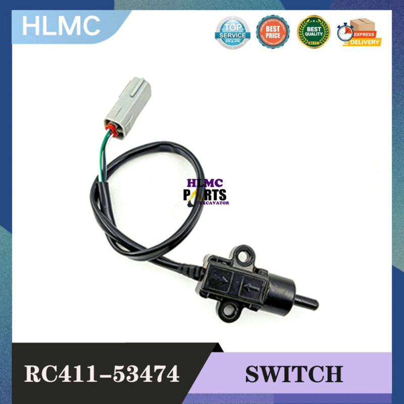 RC411-53474 for Kubota Mini Excavator Micro Switch U15 17 20 25 30 35 40 45 155 161 Hydraulic Pump Pilot Lock Excavator
