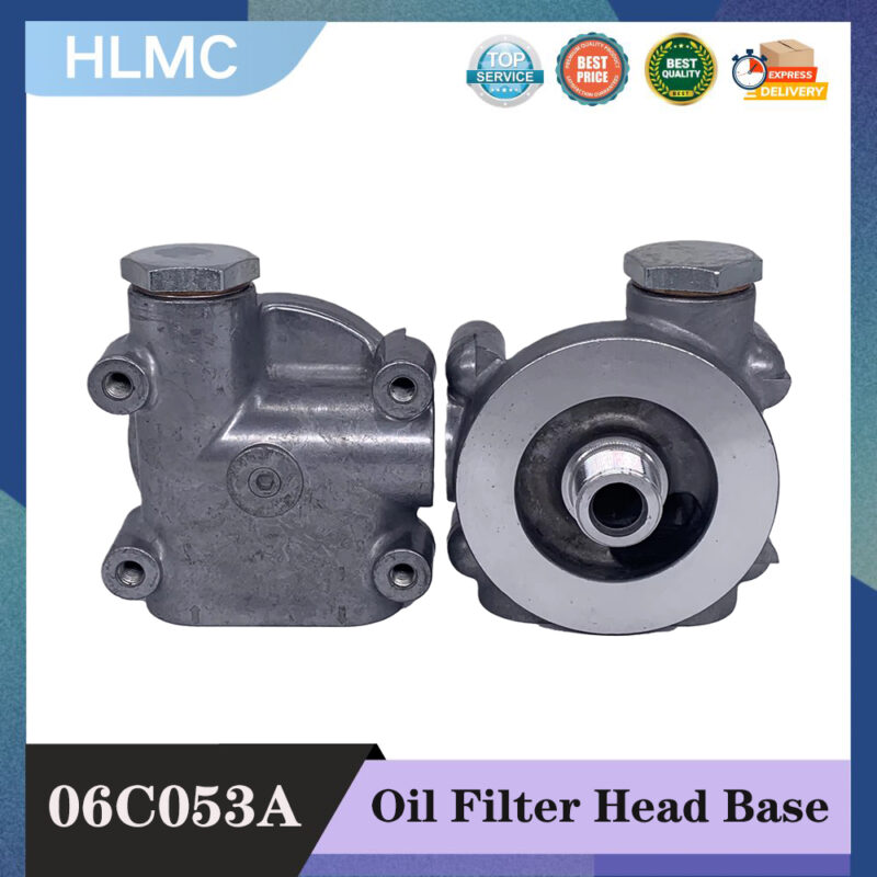 Construction Machinery Parts High Quality Excavator Oil Filter Head Base for R225-7 Oil Filter Housing 06C053A Oil Filter Base