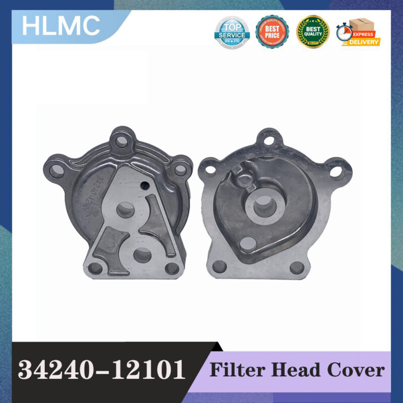 Excavator Diesel Engine Fuel Oil Filter Head Cover 34240-12101 for E311 E312 E312B Engine S4K Oil Filter Head
