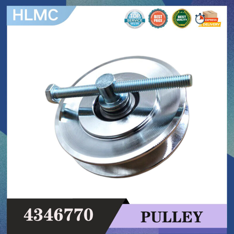 Excavator Belt Tensioner Pulley for EX100-5 EX200-5 EX210-5 EX220-5 Start Idler Pulley 4346770 AT213915 8-94399957-0