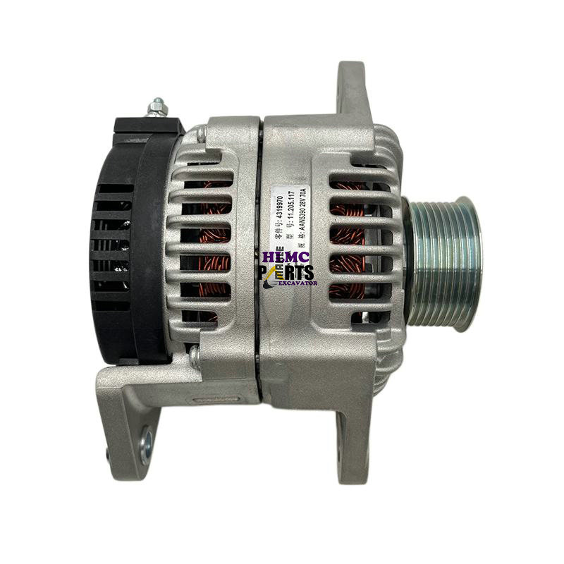 Excavator Engine Alternator for 4BT3.9 6BT5.9 6CT8.3 QSM11 Engine 4319970 5282841 4936879 24V 70A AC Alternator Generator Assy - Image 3