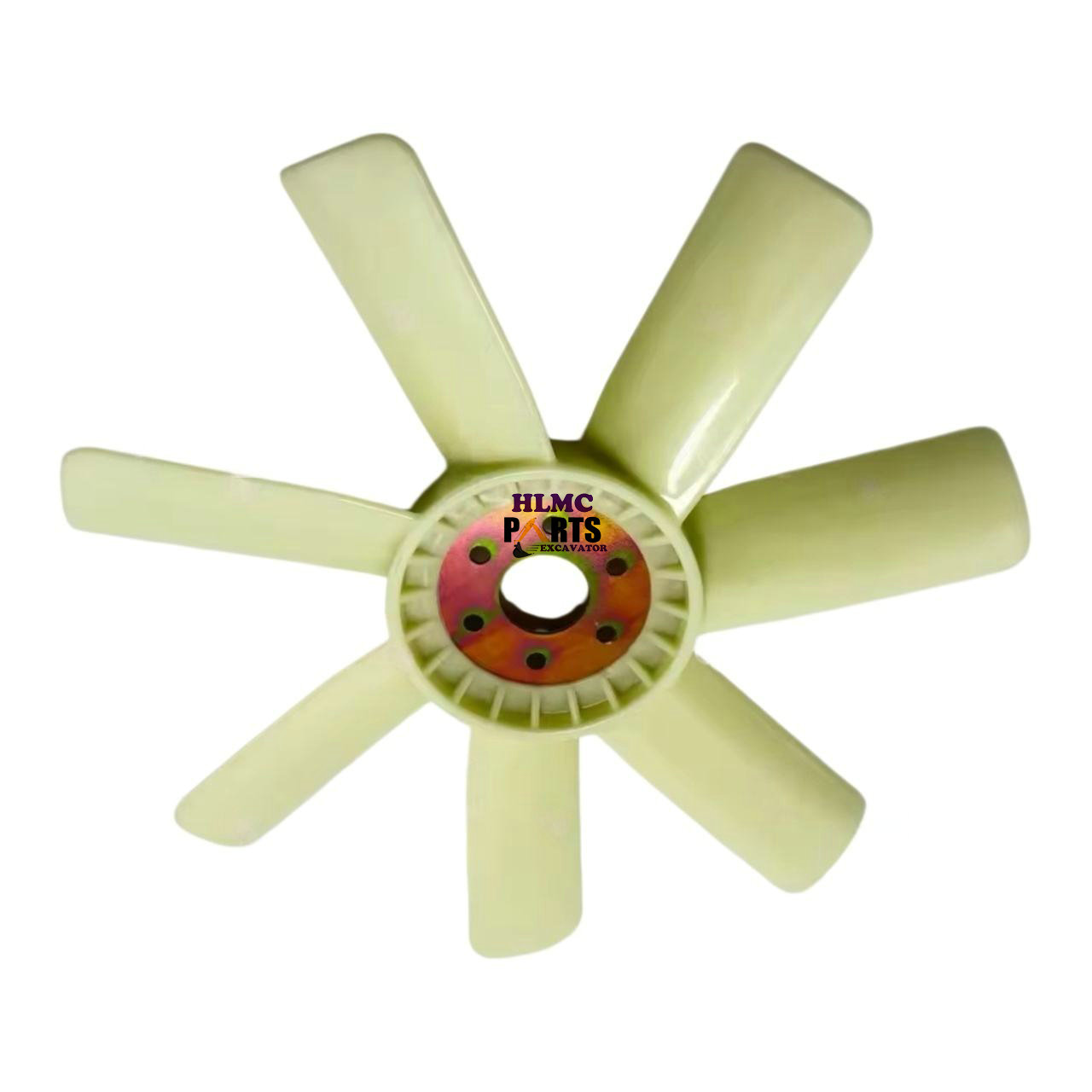 Construction Machinery Parts 600-625-6580 Excavators Parts Fan Blade for 4D95 6D105 Engine Adjacent Holes and 51 Diagonal Holes - Image 2