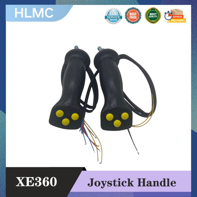 High Quality Excavator Hydraulic Joystick Handle Control for SWE150 SY135 XE360 3 BUTTON Cab Pilot Valve Handle Assy