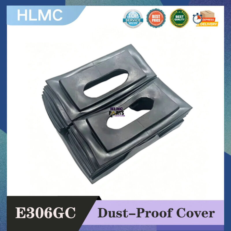 Construction Machinery Parts Excavator Cab Walking Valve Foot Pedal Rubber for E306GC E312GC E320B E320C E320D Dust-proof Cover