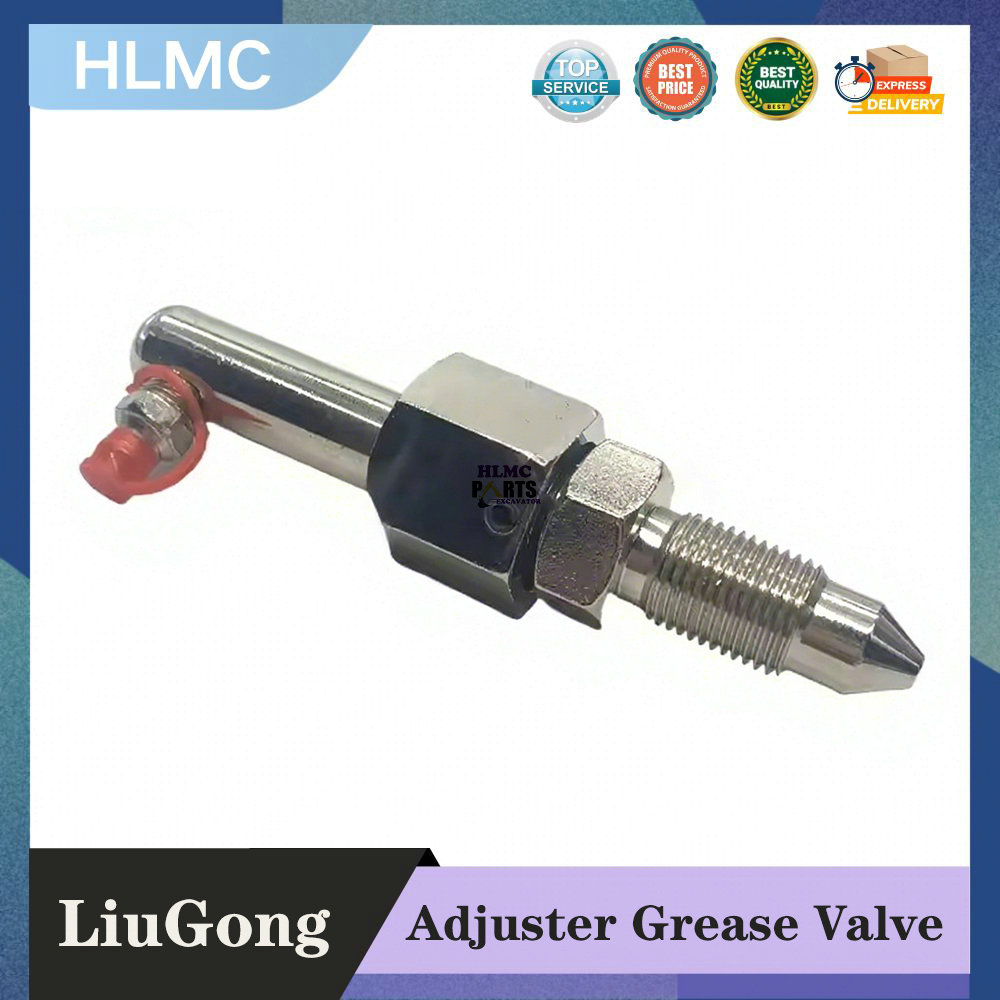 Construction Machinery Parts Excavator Grease Fitting Valve for LG906 LG908 LG910 LG915 LG916 LG918D Adjuster Grease Valve