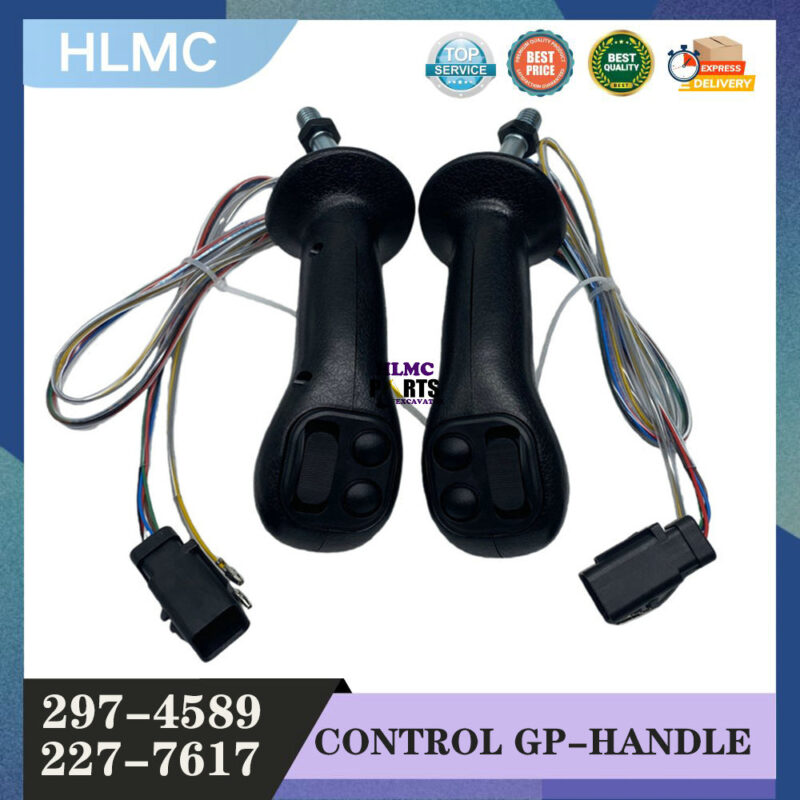 297-4589 227-7617 Excavator Parts Joystick Control Handle for E336GC E345GC E320GC Joystick Assy Joystick Handle