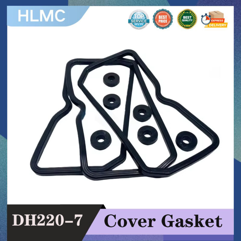 Excavator Parts Engine Valve Cover Gasket for DH150-7 DH215-7 DH220-7 DH225-5-7 DB58 Engine Rubber Strips