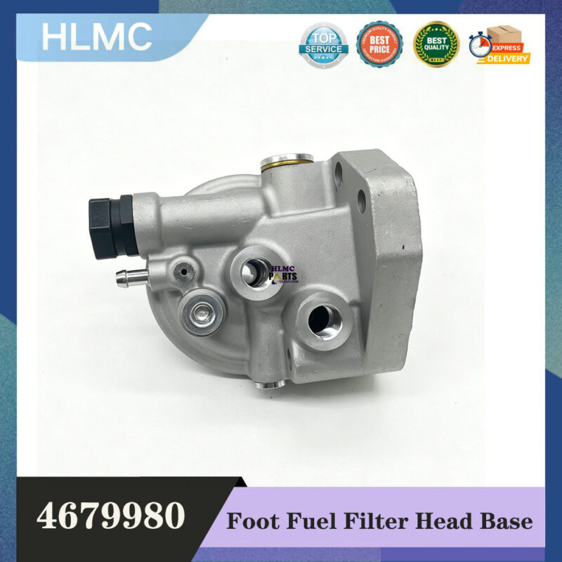 Excavator Fuel Filter Head Base 8983129180 4679980 for ZX350-5A ZX110-3 ZX120-3 ZX135US-3 Fuel Filter Water Separator Base