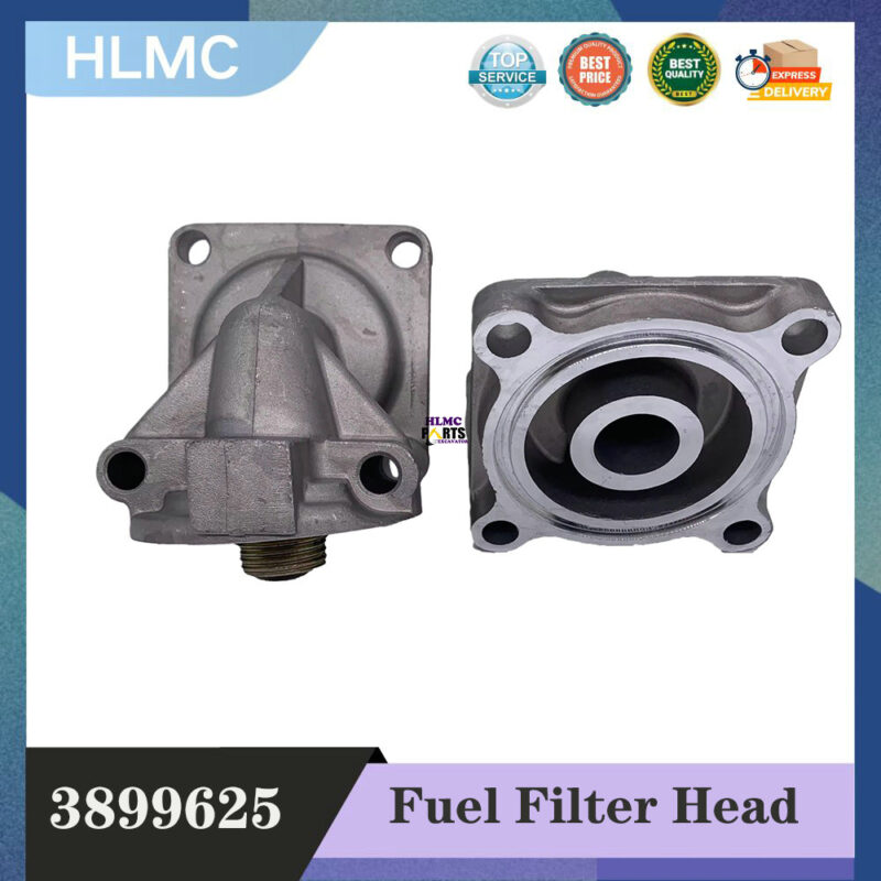 Excavator Diesel Engine Filter Head Cover 3899625 3899624 for PC360-7 6D114 Engine Oil Filter Head Adapter Connector