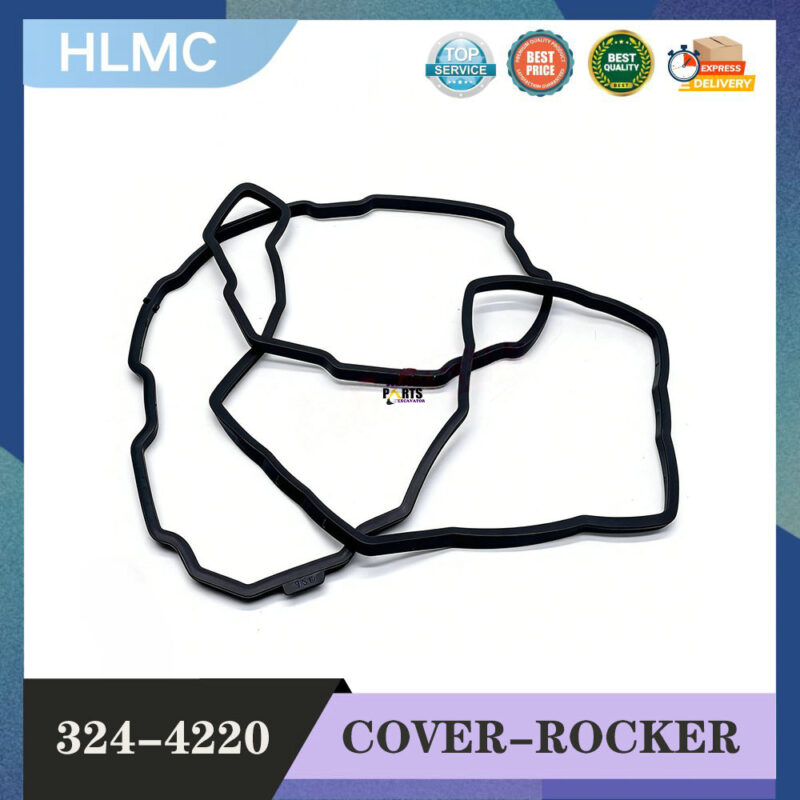 Excavator Gasket Rocker Cover 32F04-01800 324-4220 for C6.4 C6.6 Engine E320D E324D E323D Engine Rocker Lever Housing Gasket