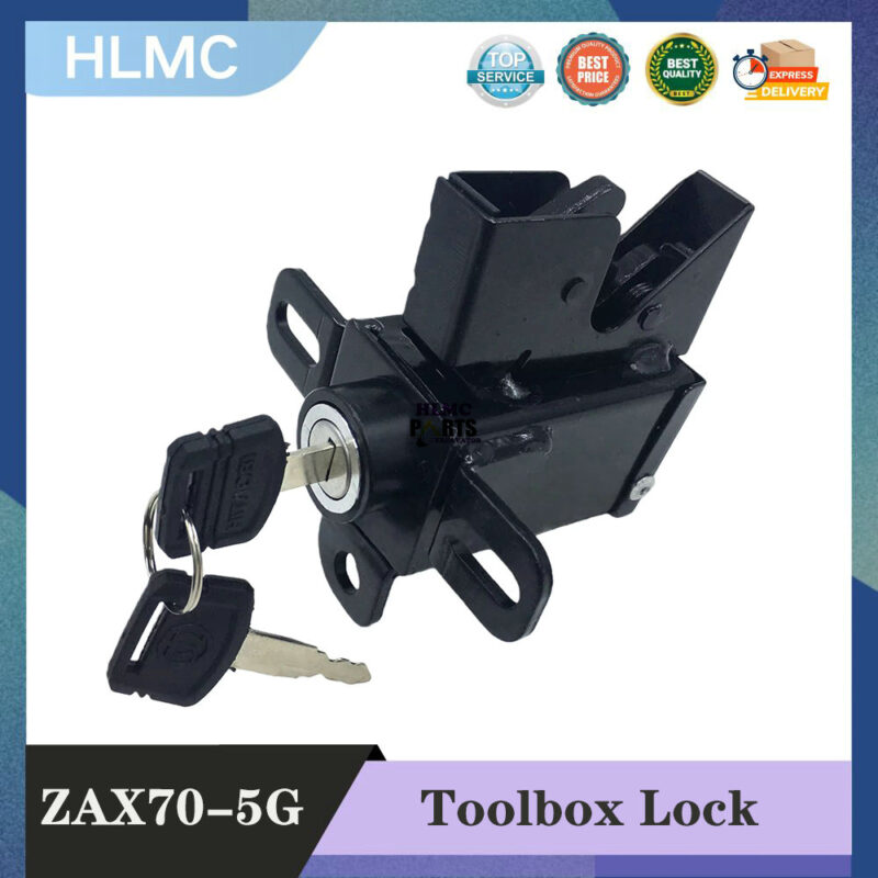 Excavator Parts Hood Lock for ZAX60-5G ZAX70-5G Engine Hood Cover Lock Toolbox Lock Construction Machinery Parts