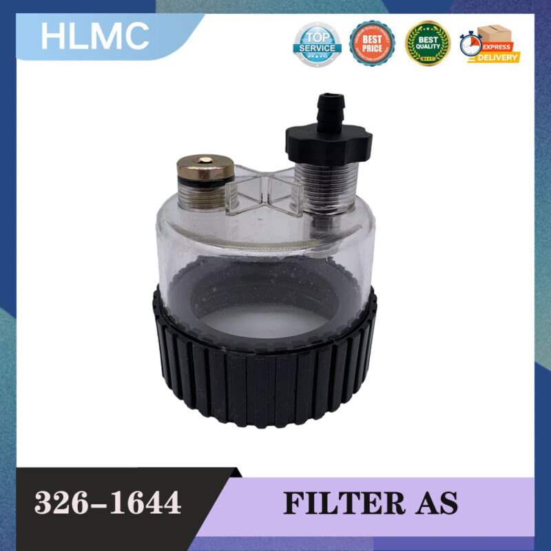 Construction Machinery Parts High Quality Excavator Fuel Water Separator Cup 1R0770 326-1644 Fuel Water Separator Cup