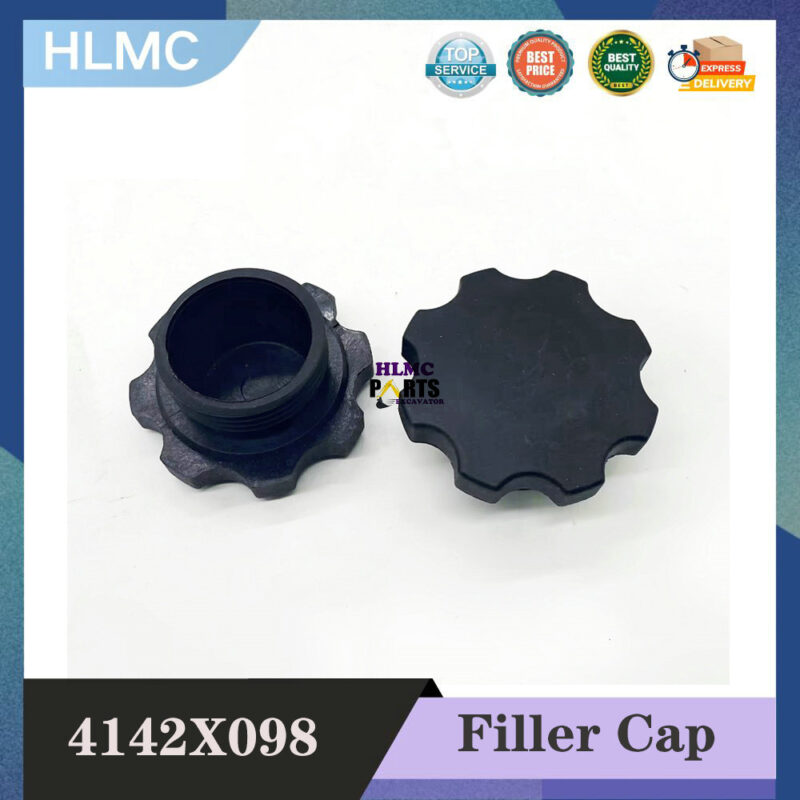 High Quality Excavator Parts Engine Oil Filler Cap 4142X098 for E330D E325D E320D C4.4 1004-4 1004G Oil Cap Assembly