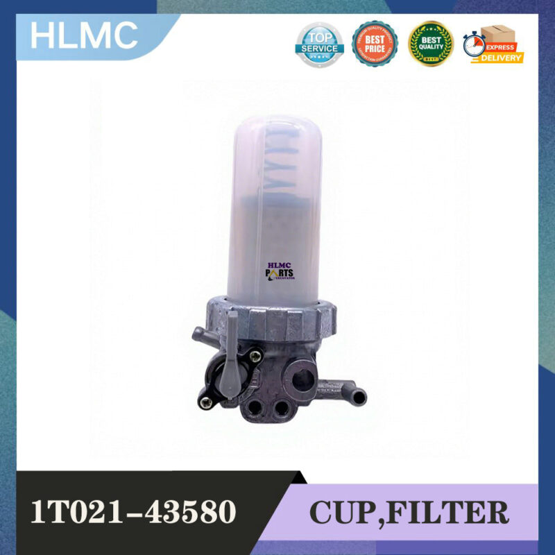 Excavator Fuel Water Separator Bowl for KX155 KX161 KX163 Oil-water Separator 1T021-43580 Separator Base Assembly