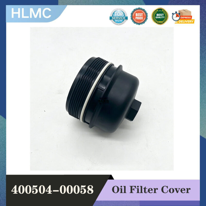 Excavator Oil Filter Cover 1742035 1.31170 400504-00058 for DX380 DX420 DX560-9C Oil Filter Housing Oil Filter Cup Assy