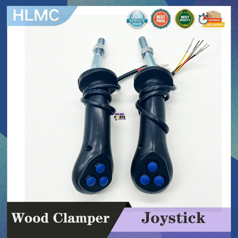 3-button Excavator Joystick Handle Rubber for M14 Universal Model Wood Clamper Wood Grab Joystick Handle Rubber Assy