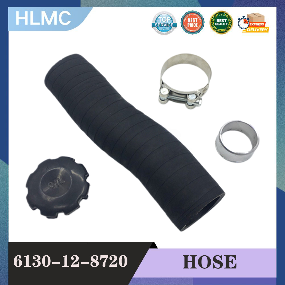 Excavator Parts Oil Pipe for PC60-7 PC120-7 PC200-7 PC220-7 Engine Inlet Pipe Cover 6130-12-8720 Construction Machinery Parts