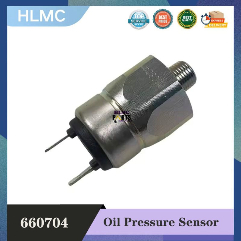 Construction Machinery Parts 660804 Excavator Oil Pressure Sensor for SY135 SY215 CLG915D CLG922D Pressure Sensor Switch