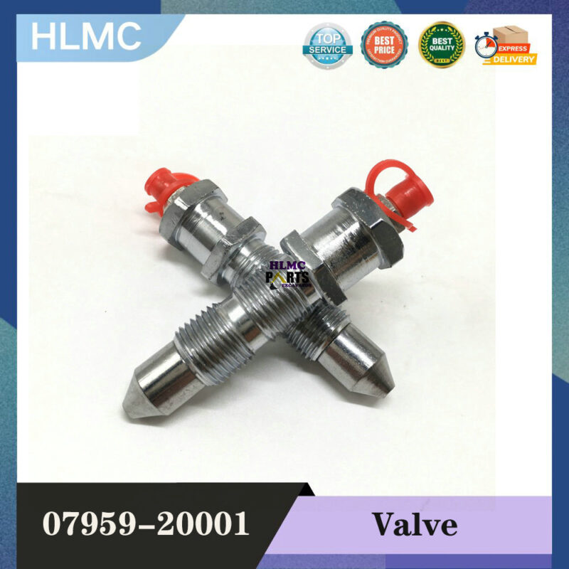 Excavator Grease Fitting Valve for PC160-8 PC300-8 PC400-8 07959-20001 0795920001 Tensioner Valve Bleed Nipple Assy