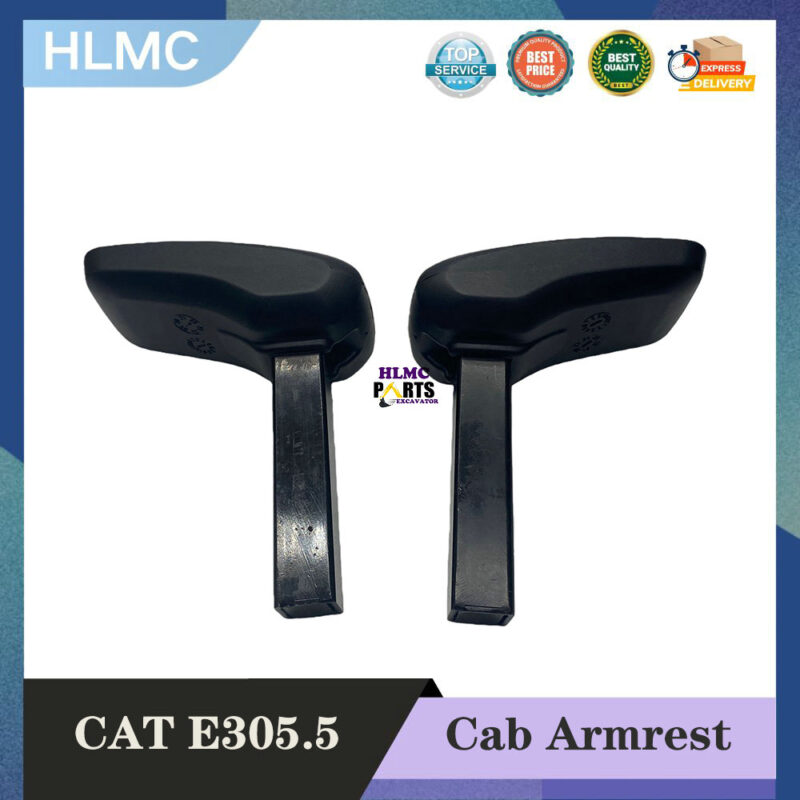 High Quality Excavator Parts Cab Armrest for E305.5 E307 E308C 308E2 Seat Armrest Construction Machinery Parts
