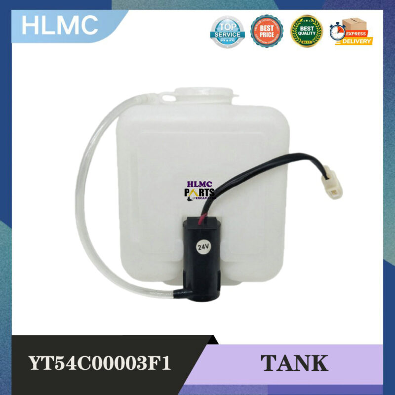 Excavator Wiper Tank Assy YT54C00003F1 for SK135SR-1 SK200-8 SK70SR SK80SC SK80MSR SK115SR SK160-6E Windshield Washer Tank
