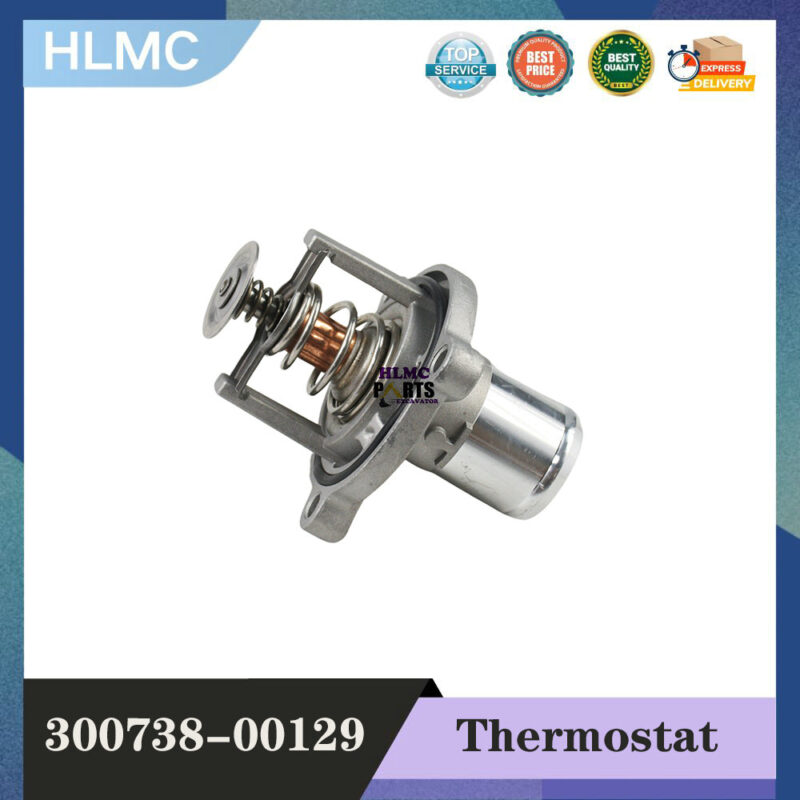 7256770 300738-00129 High Quality Excavator Engine Thermostat Assy for DX120-9C DX130-9 Construction Machinery Parts