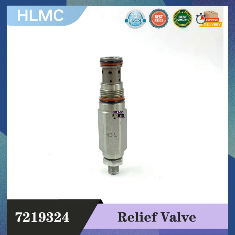 7219324 Hydraulic Relief Valve Main Safety Overload Valve 7219325 for Bobcat E32 E35 E42 E45 E50 E55 Mini Excavator