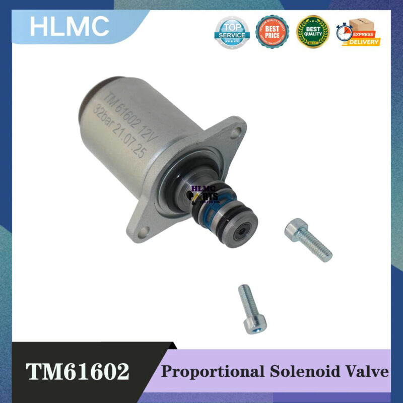 Solenoid Valve12V Solenoid Valve TM61602 12V 32bar for Hydraulic Pump Proportional Solenoid Valve