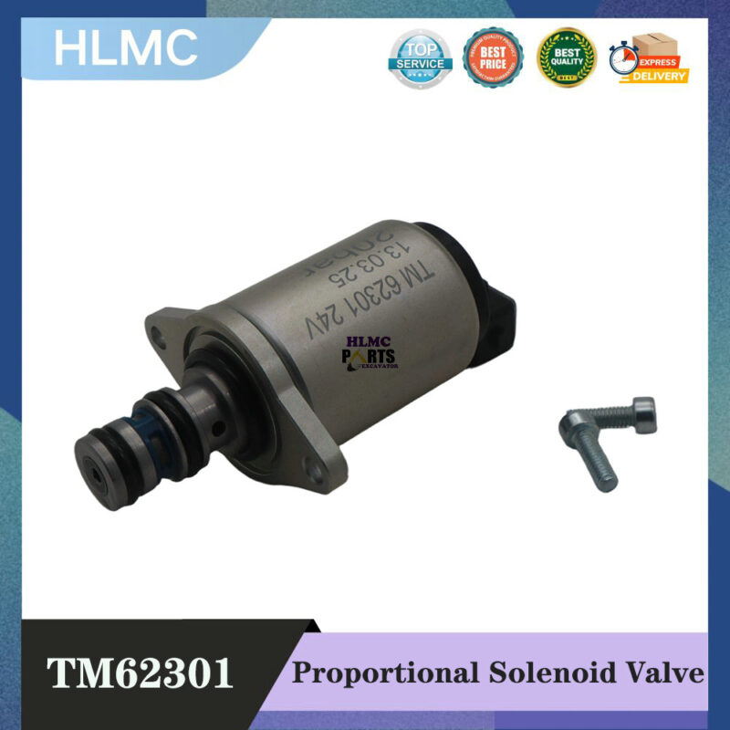 TM62301 Solenoid Valve 24V 20bar for Sany for Zoomlion Excavator Hydraulic Pump Proportional Valve for XCMG Parts