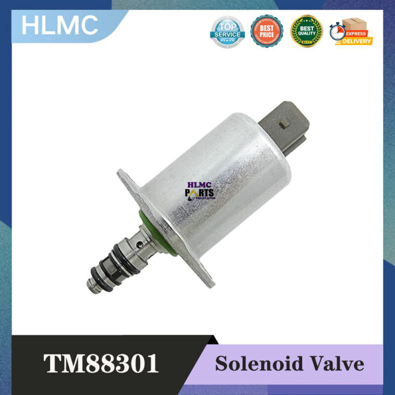 TM88301 Proportional Solenoid Valve 12V 50BAR Hydraulic Main Pump Control Repl for SANY Excavator SY75 SY205 SY215 SY235 Parts