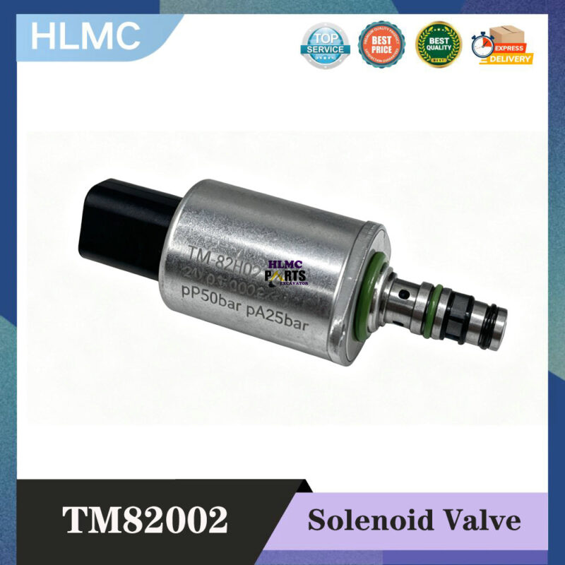 Proportional Pressure Reducing Valve TM82002 24V 50bar for Sany SY215 SY235 SY335 Thomas Pump Excavator Parts