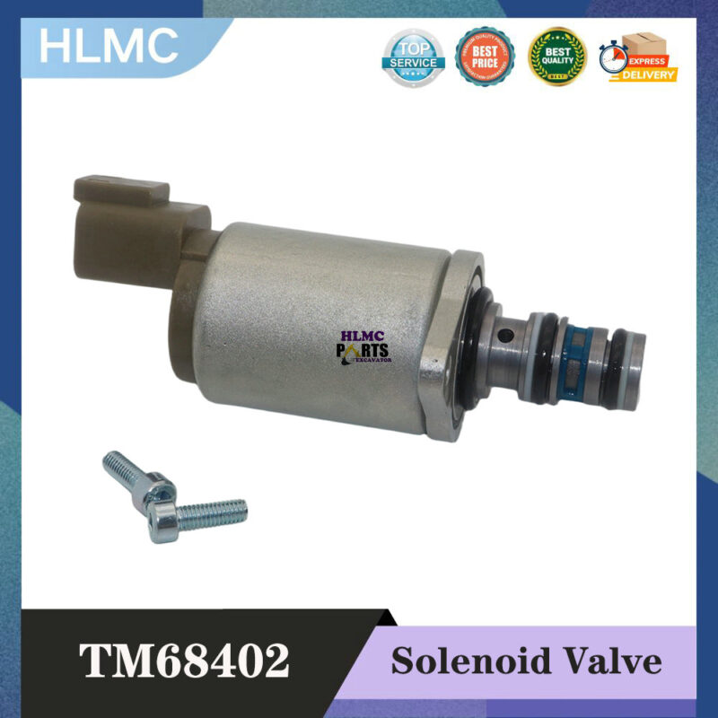 Proportional Solenoid Valve TM68402 12V 20Bar for Sany SY55 SY60 SY75 XCMG XE60D Mini Excavator Hydraulic Pump Valve