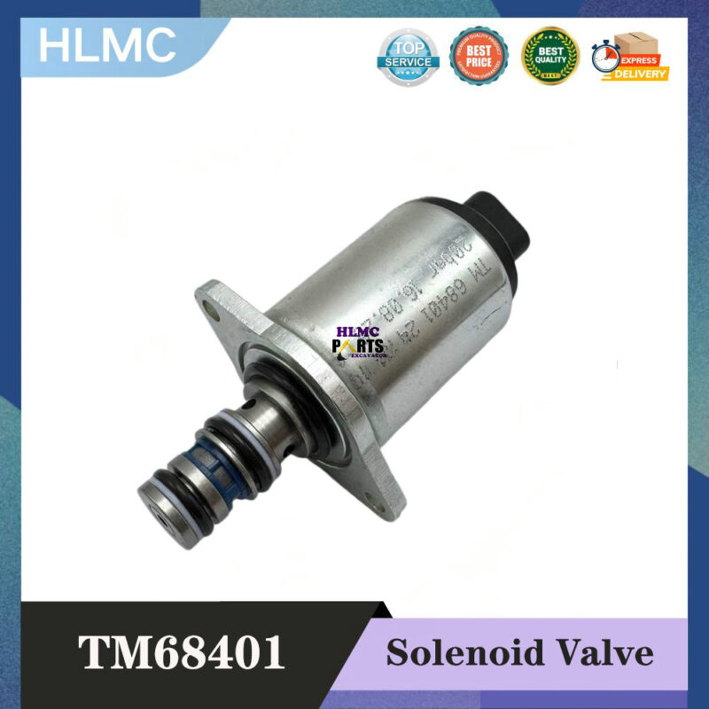 TM68401 Proportional Solenoid Valve 24V 20bar for Thomas Sany XCMG Liugong Hyundai Excavator Hydraulic Pump Parts