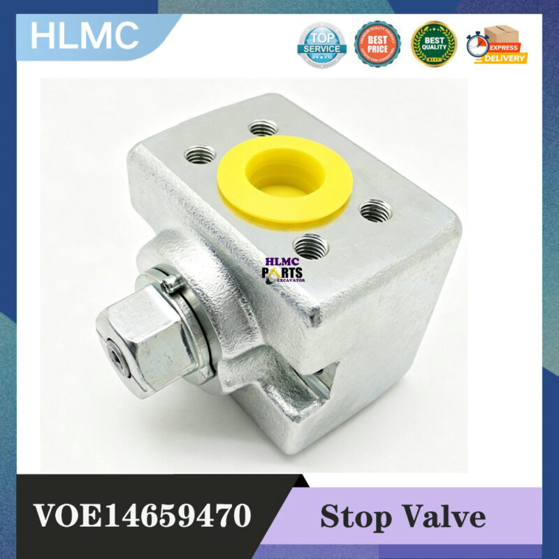 VOE14659470 14659470 Stop Valve for Volvo CE Wheel Loader L Series Hydraulic Control Parts