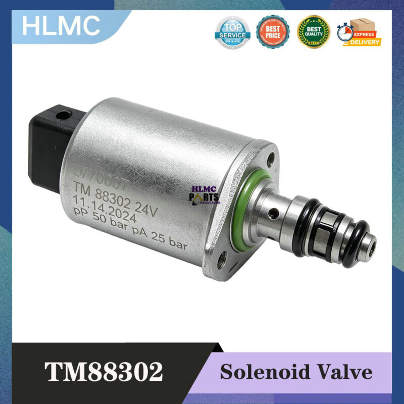 TM88302 3770607 Proportional Solenoid Valve 24V for CAT 2570C 2670C 2570D 586C Feller Buncher Hydraulic Parts