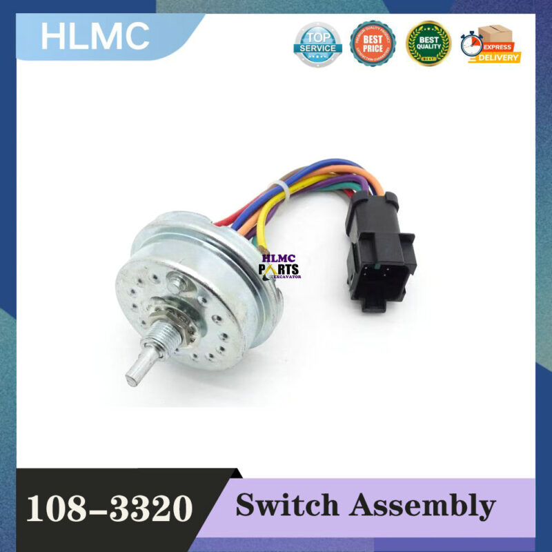 108-3320 1083320 Wheel Loader Instrument Panel Group Rotary Swith As for 950G 950H 962G 972H 980H