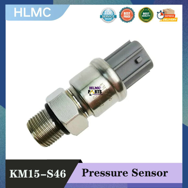 Pressure Sensor 50MPa KM15S46 KM15-S46 1Z07387 for SANY SY210C SY215-8 SY235-8 Excavator Hydraulic System