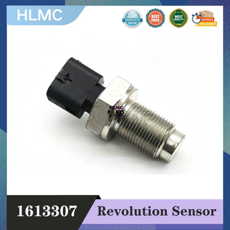 1613307 Threaded Metal Probe Revolution Sensor Fit EC55B EC60C EC140B D6D D7D Engine Excavator Repair Spare Parts