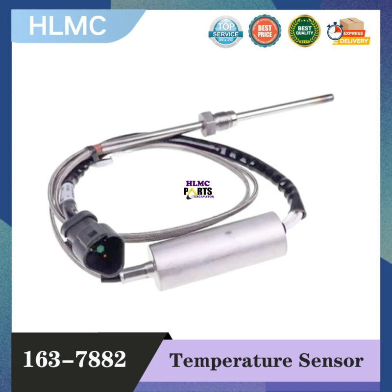 Construction Machinery Exhaust Temperature Sensor 163-7882 1637882 Suitable for 3508 3508B 3508C 3512 3512B 3512C 3516